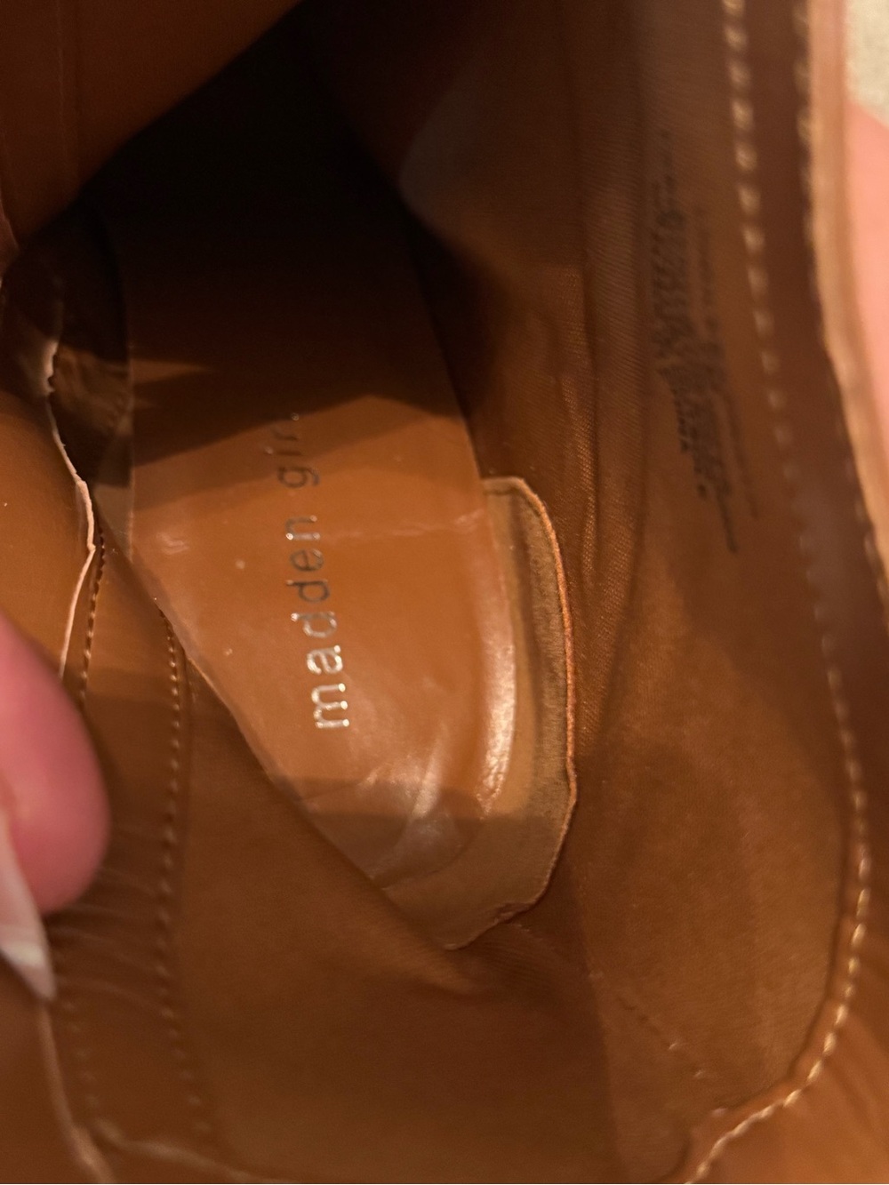 Madden Girl Women's Nude Patent Platform Ankle Boots - Picture 9 of 9